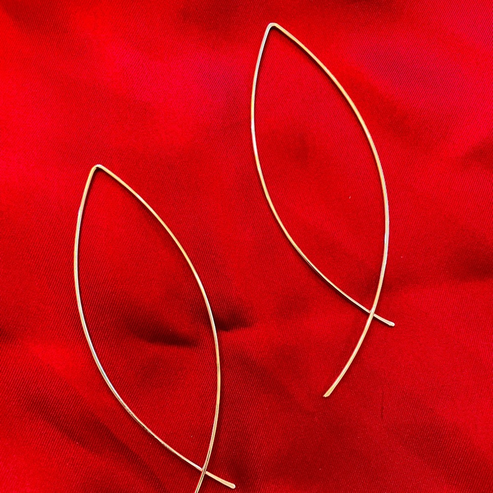 NWOT Sterling silver delicate threader earrings